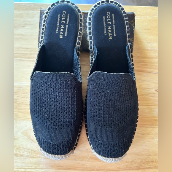 Cole Haan Grandseries Cloudfeel Stitchlite Black Mules size 8 1/2 B - Picture 2 of 8